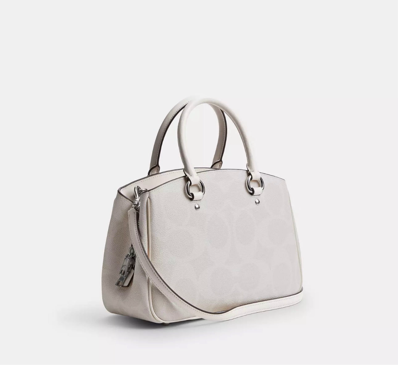 NWT Coach Savannah Small Carryall  Bag In Signature Canvas