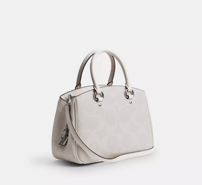 NWT Coach Savannah Small Carryall  Bag In Signature Canvas