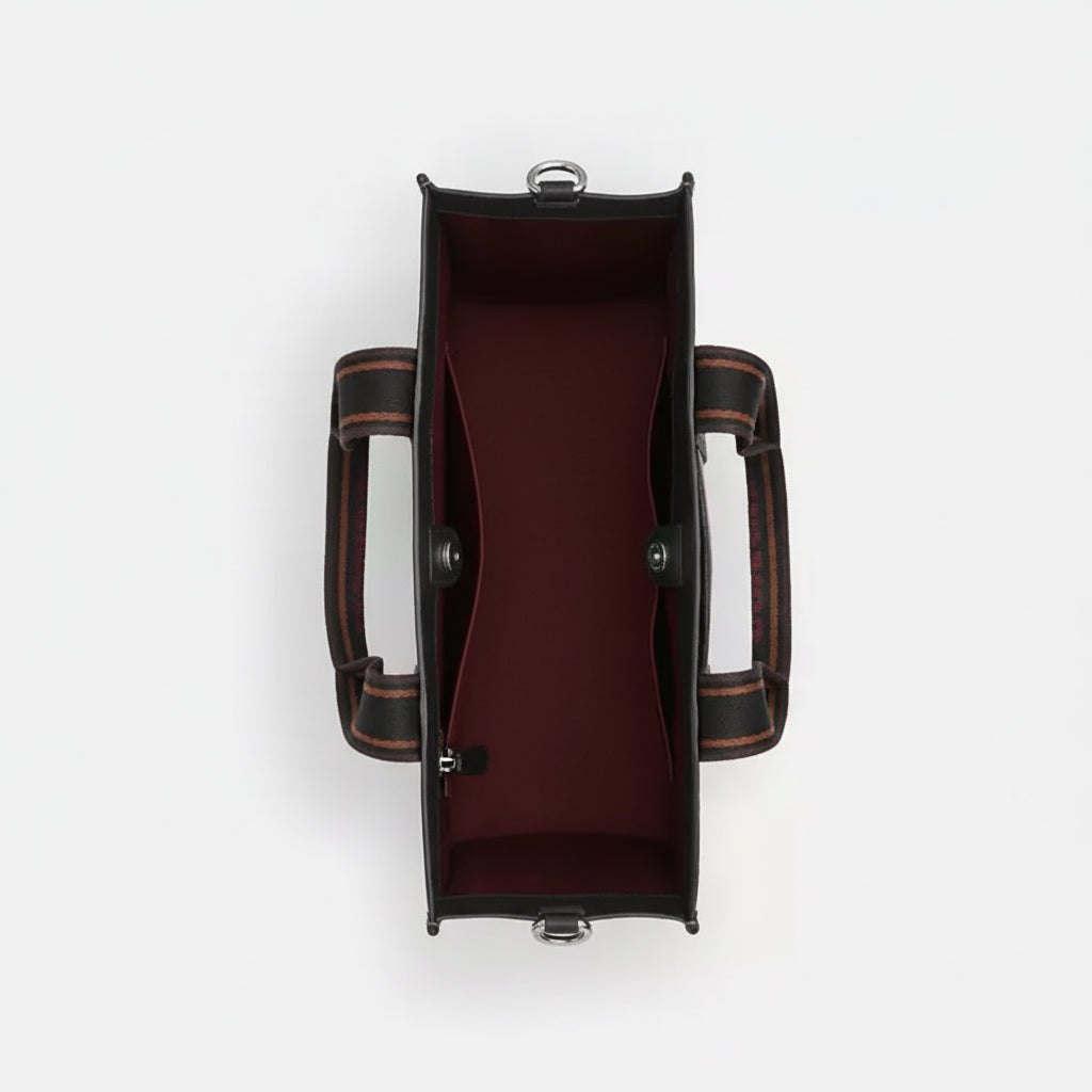 NWT Coach Smith Tote Leather Bag In Black