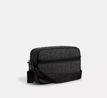 NWT Coach Medium Jamie Camera Crossbody Bag In Signature Canvas & Leather