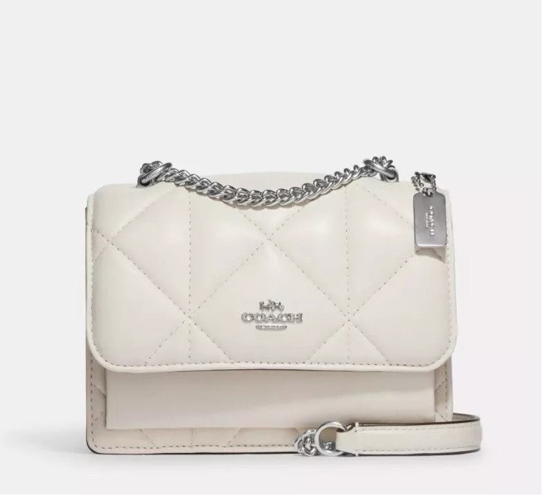 Coach Mini Klare Crossbody Leather Bag With Puffy Diamond Quilting