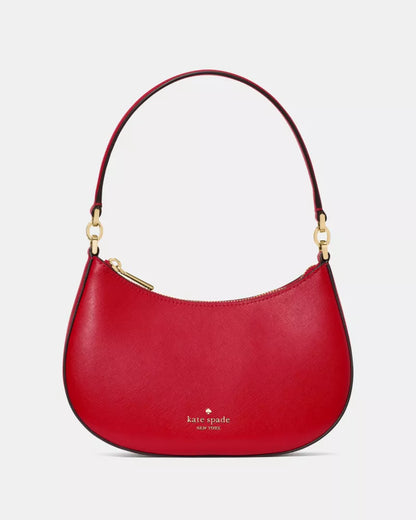 NWT Kate Spade Paige Convertible Medium Leather Crossbody In Red