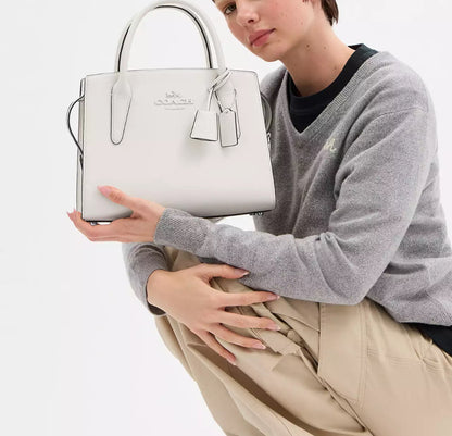 NWT Coach Large Leather Andrea Carryall Bag