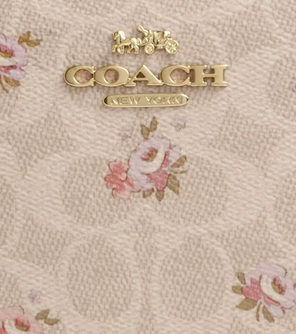NWT Coach Mini Jamie Camera Bag In Signature Canvas With Floral Print