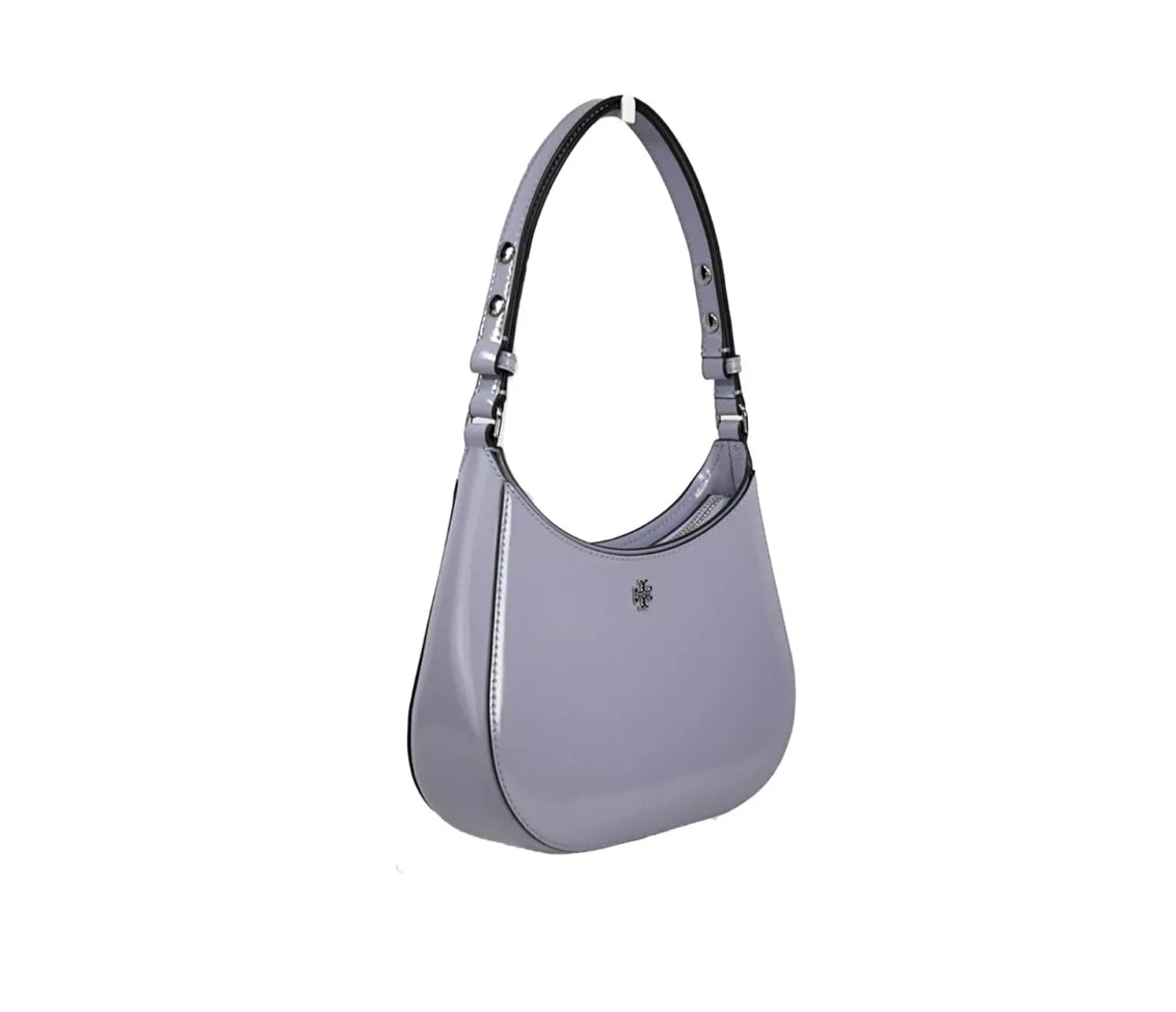 NWT Tory Burch Emerson Patent Leather Shoulder Bag in Light Violet