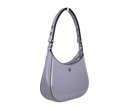 NWT Tory Burch Emerson Patent Leather Shoulder Bag in Light Violet