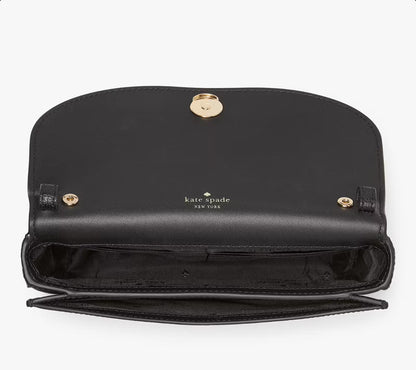 NWT Kate Spade Kristi Crossbody Leather Bag In Black