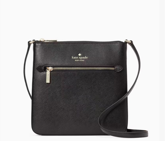NWT Kate Spade Sadie Large Crossbody Leather Bag K7379 in Black