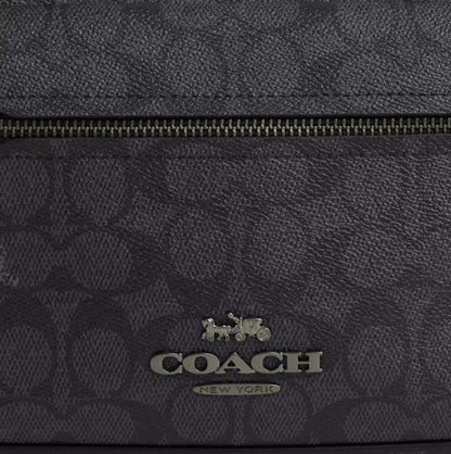 NWT Coach Unisex Elias Crossbody Bag In Signature Canvas & Leather