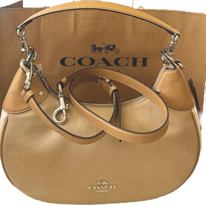 COACH Leather Mara Hobo Shoulder/ Crossbody bag CH508