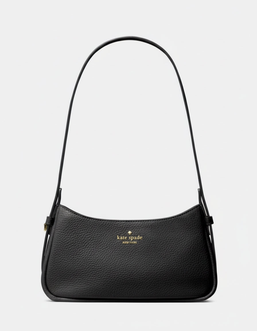 NWT Kate Spade Leather Juliette Small Shoulder Bag In Black