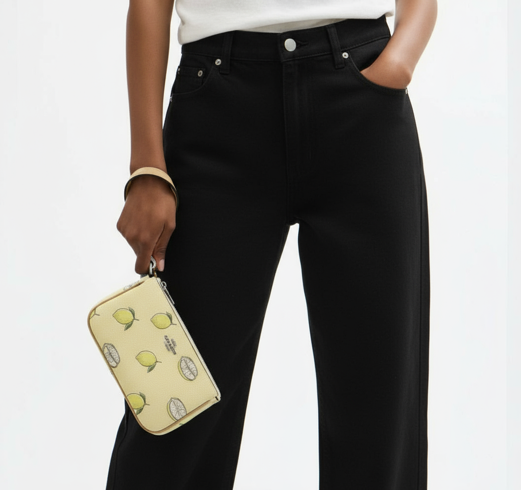 NWT Coach Nolita 19 Shoulder bag/Wristlet with Lemon Print