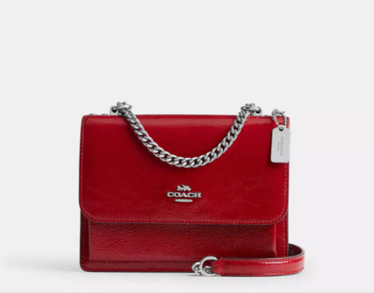 Coach Mini Klare Leather Crossbody Bag In Red