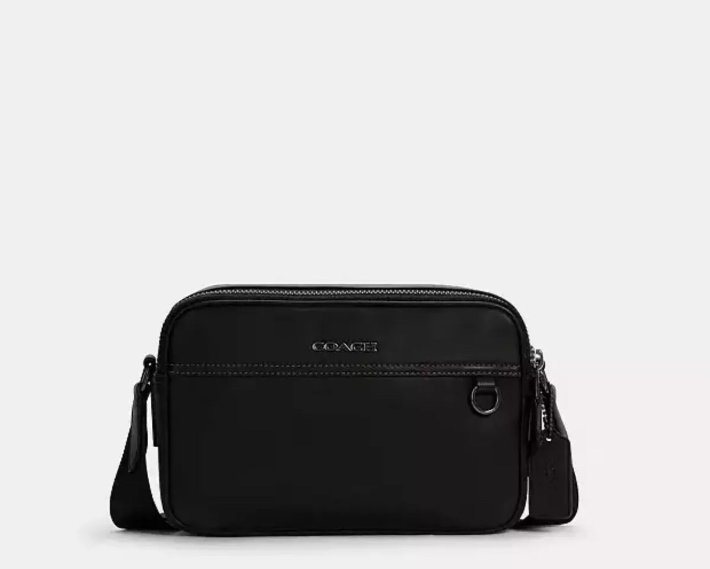 Coach Graham Crossbody Bag In Smooth Calf Leather- Black