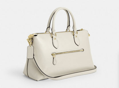 Coach Georgia Satchel Bag In Patent Leather