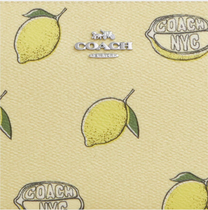 NWT Coach Nolita 19 Shoulder bag/Wristlet with Lemon Print