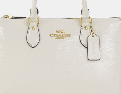 Coach Georgia Satchel Bag In Patent Leather