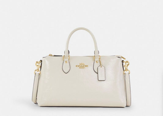 Coach Georgia Satchel Bag In Patent Leather