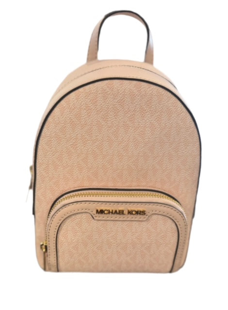 Michael Kors Jaycee XS Convertible Zip Pocket Backpack In Pink