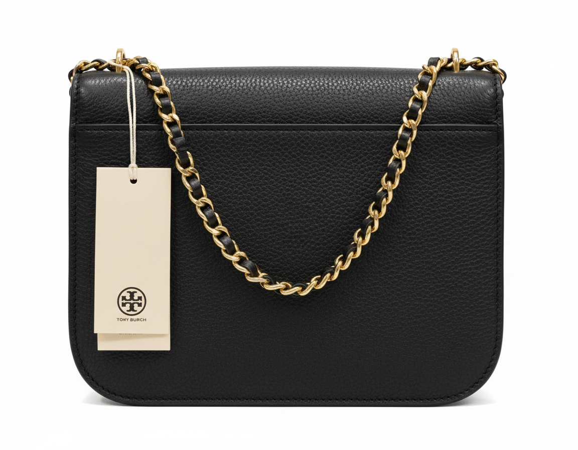 NWT Tory Burch Britten Small Adjustable Leather Shoulder/ Crossbody Bag