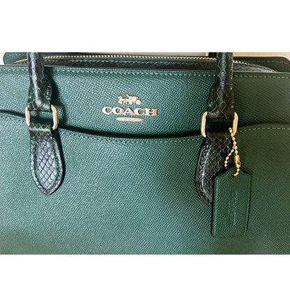 Coach CM083 LARGE Darcie Carryall With Snake Trim