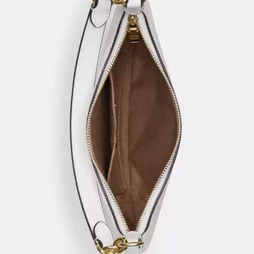 Coach Signature Canvas & Leather Mini Payton Hobo Gold /Chalk Glacier White