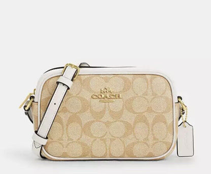 Coach Mini Jamie Camera Crossbody Bag InSignature Canvas & Leather