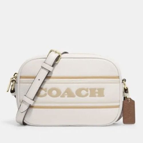 Coach Leather Mini Jamie Camera Bag With Coach Stripe