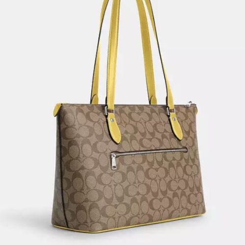 Coach Large Gallery Tote Bag In Signature Canvas & Leather