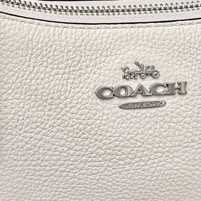 COACH Teri Shoulder/Crossbody Bag With Detachable Strap white