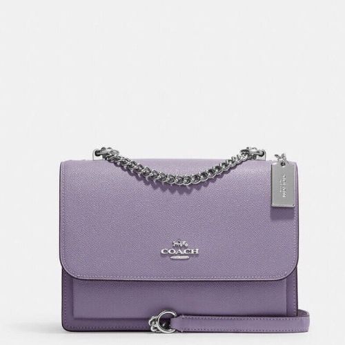 Coach Klare Crossbody Leather Bag In Silver/Light Violet