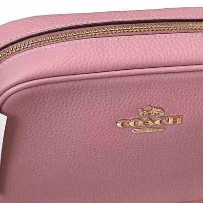 Coach Leather Mini Jamie Camera Crossbody Bag In True Pink