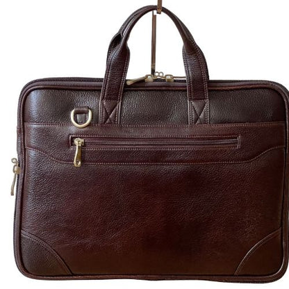 Top Grain Genuine Buffalo Leather Computer/ Laptop Bag For Men/Women