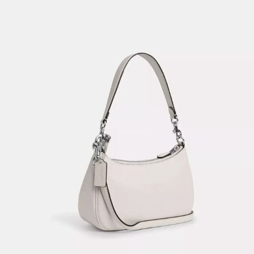 Coach Teri Shoulder Bag In Smooth Leather New With Tags- white