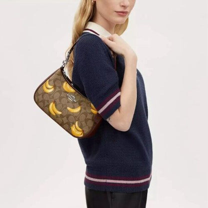 Coach Teri Shoulder Bag In Signature Canvas & Leather