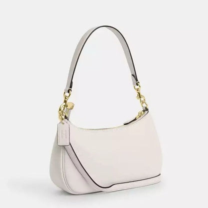 Coach X Observed By Us Teri Shoulder Leather Bag In Chalk/ Multi